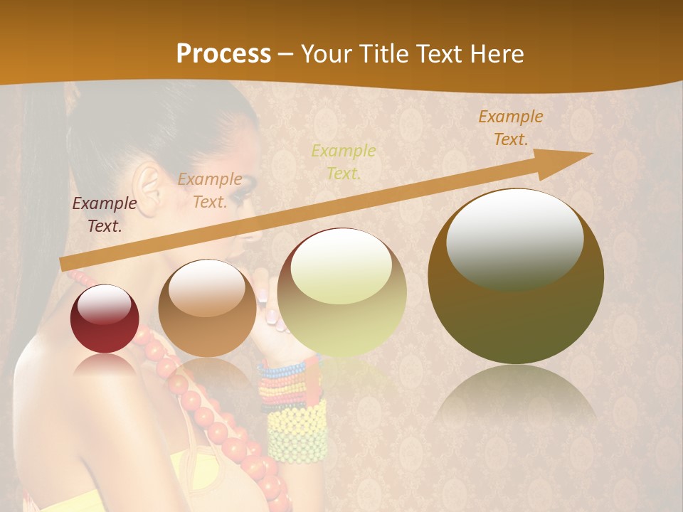 Skin Model Expression PowerPoint Template