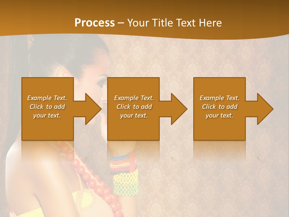 Skin Model Expression PowerPoint Template