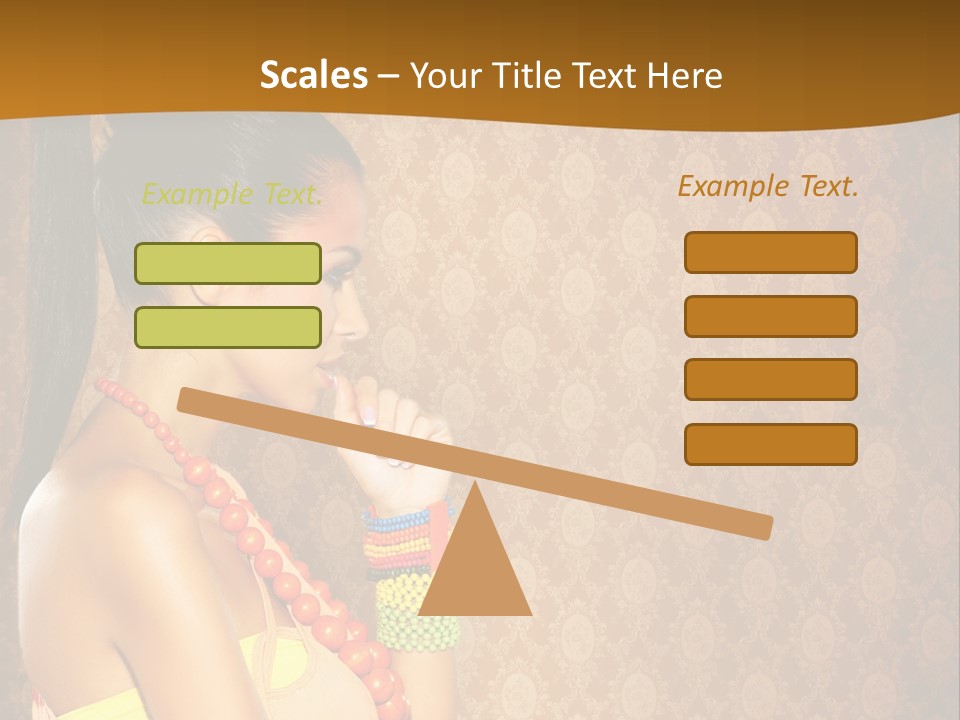 Skin Model Expression PowerPoint Template