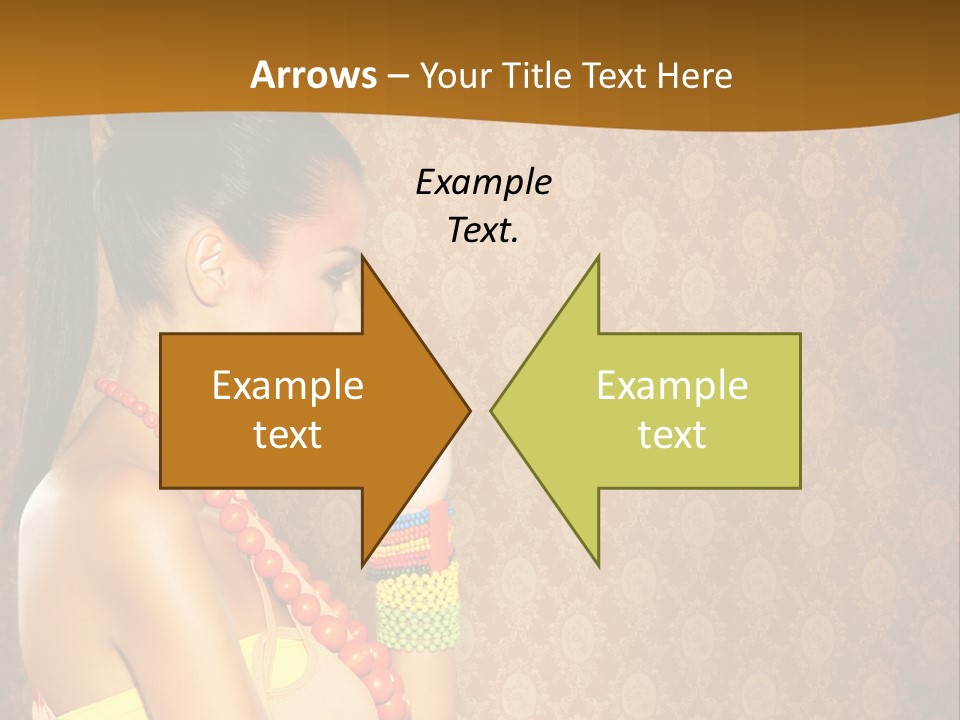 Skin Model Expression PowerPoint Template