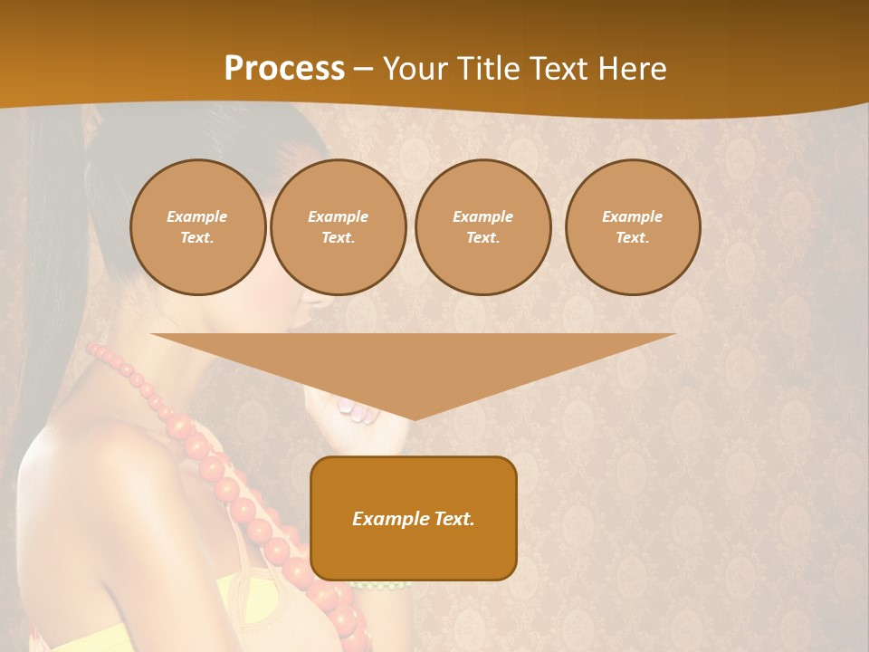 Skin Model Expression PowerPoint Template
