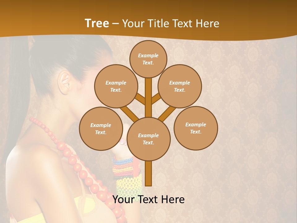 Skin Model Expression PowerPoint Template