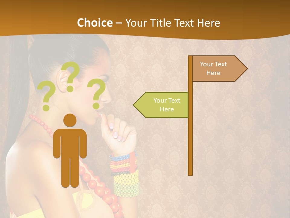 Skin Model Expression PowerPoint Template