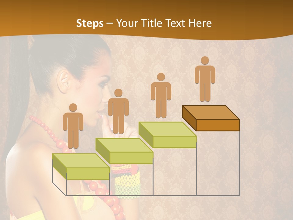 Skin Model Expression PowerPoint Template
