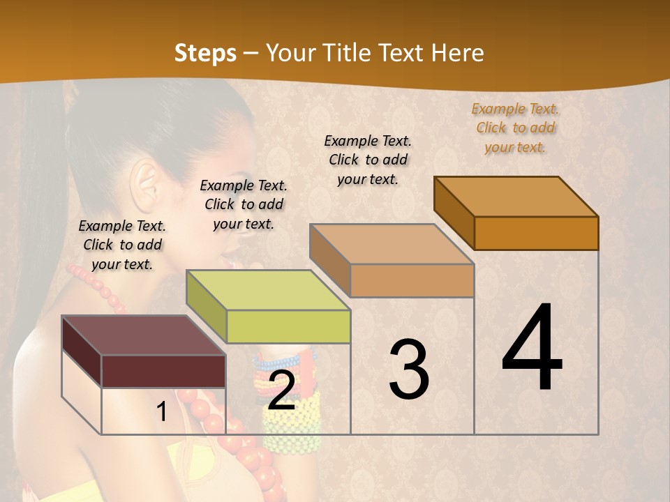 Skin Model Expression PowerPoint Template