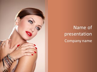 Glamor Natural Fashion PowerPoint Template