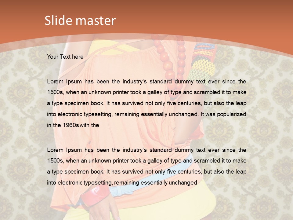 Girl Closeup Kiss PowerPoint Template