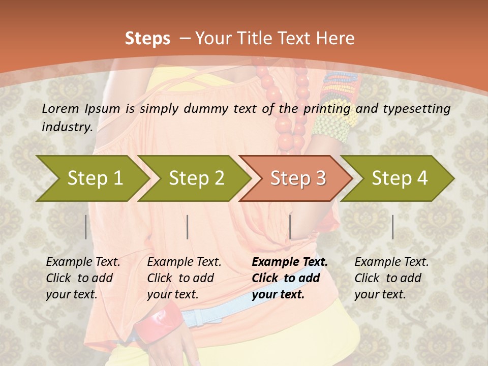 Girl Closeup Kiss PowerPoint Template