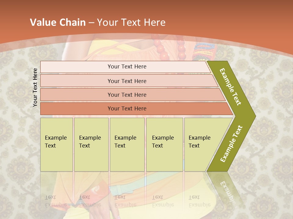 Girl Closeup Kiss PowerPoint Template