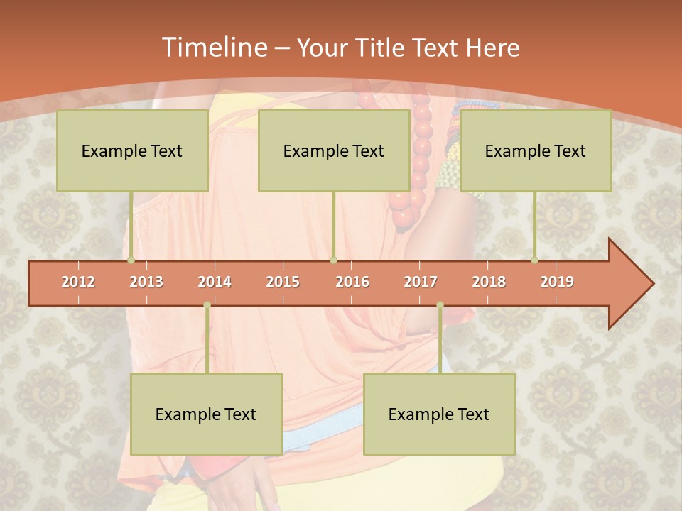 Girl Closeup Kiss PowerPoint Template