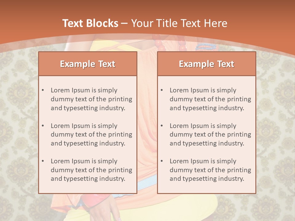 Girl Closeup Kiss PowerPoint Template