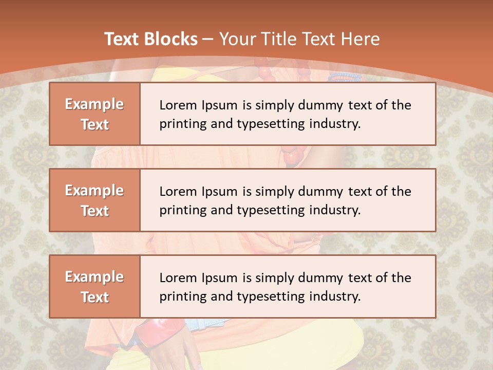 Girl Closeup Kiss PowerPoint Template