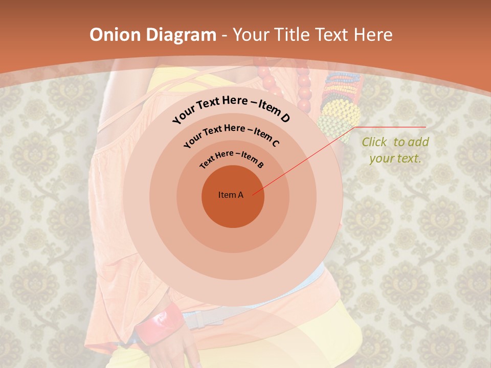 Girl Closeup Kiss PowerPoint Template