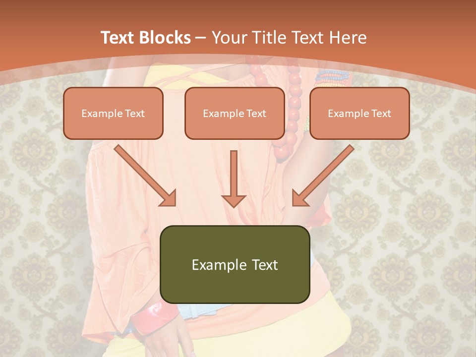 Girl Closeup Kiss PowerPoint Template