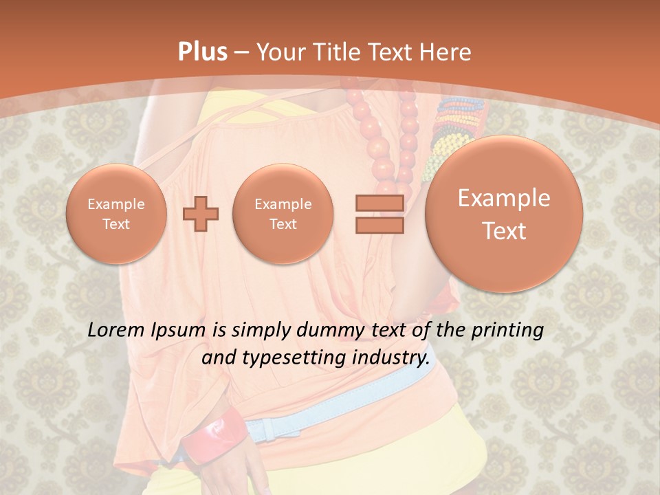 Girl Closeup Kiss PowerPoint Template