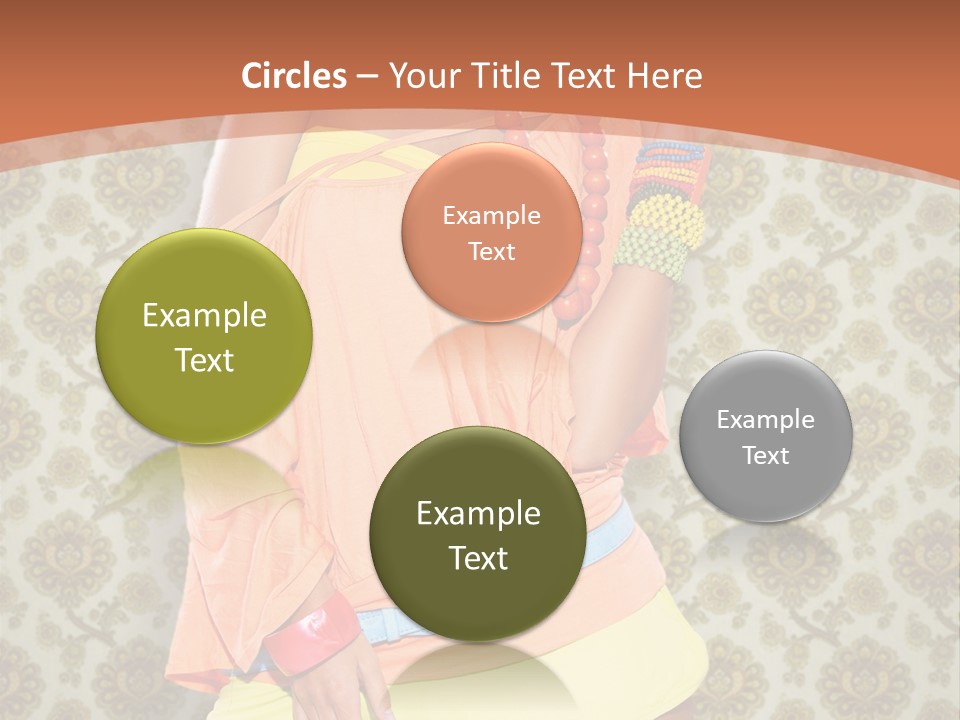 Girl Closeup Kiss PowerPoint Template