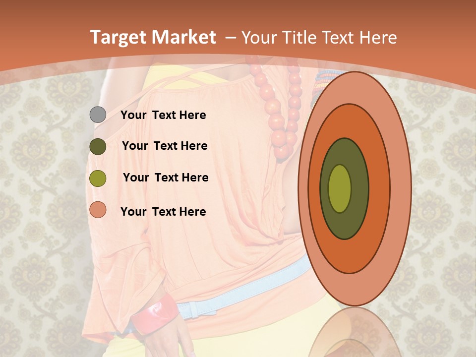 Girl Closeup Kiss PowerPoint Template