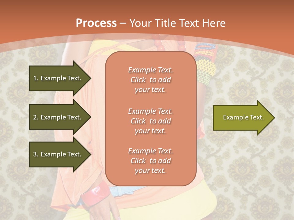 Girl Closeup Kiss PowerPoint Template