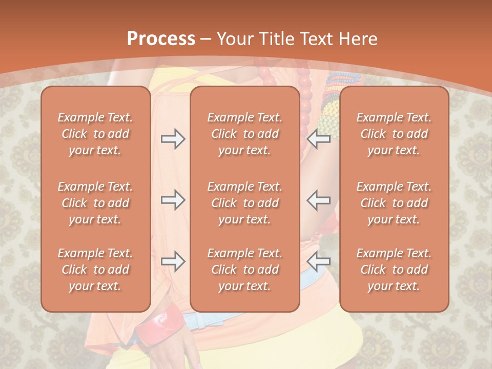 Girl Closeup Kiss PowerPoint Template