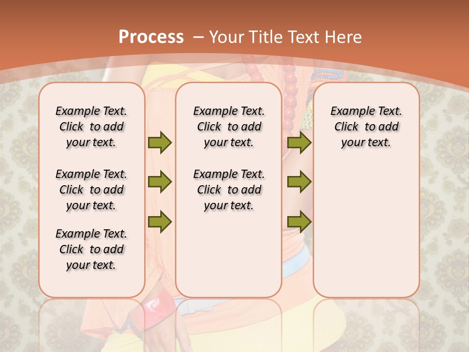 Girl Closeup Kiss PowerPoint Template