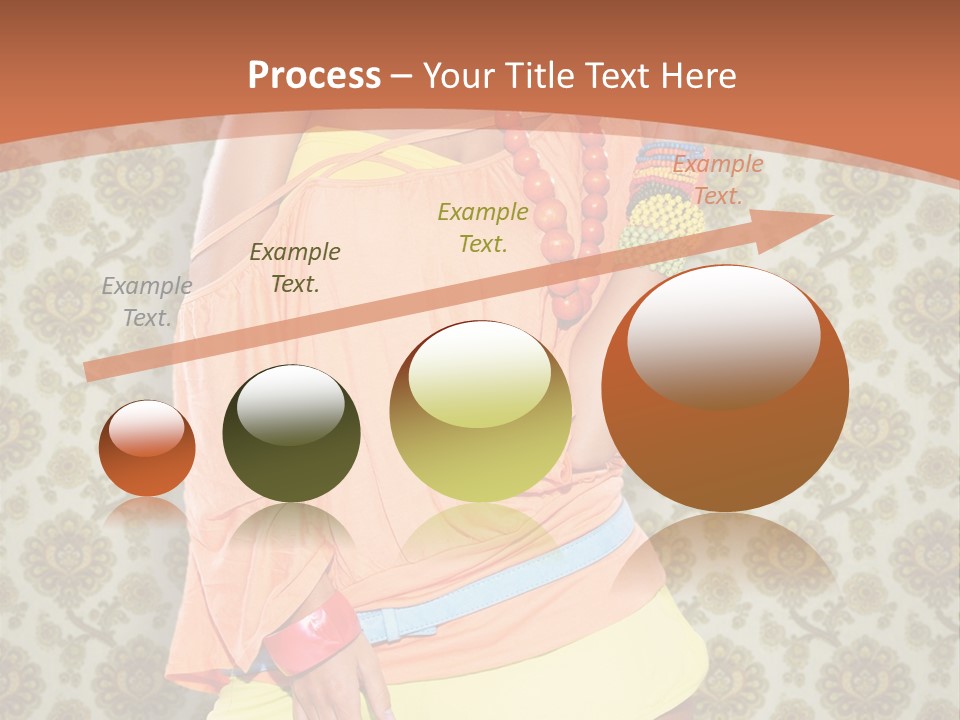 Girl Closeup Kiss PowerPoint Template