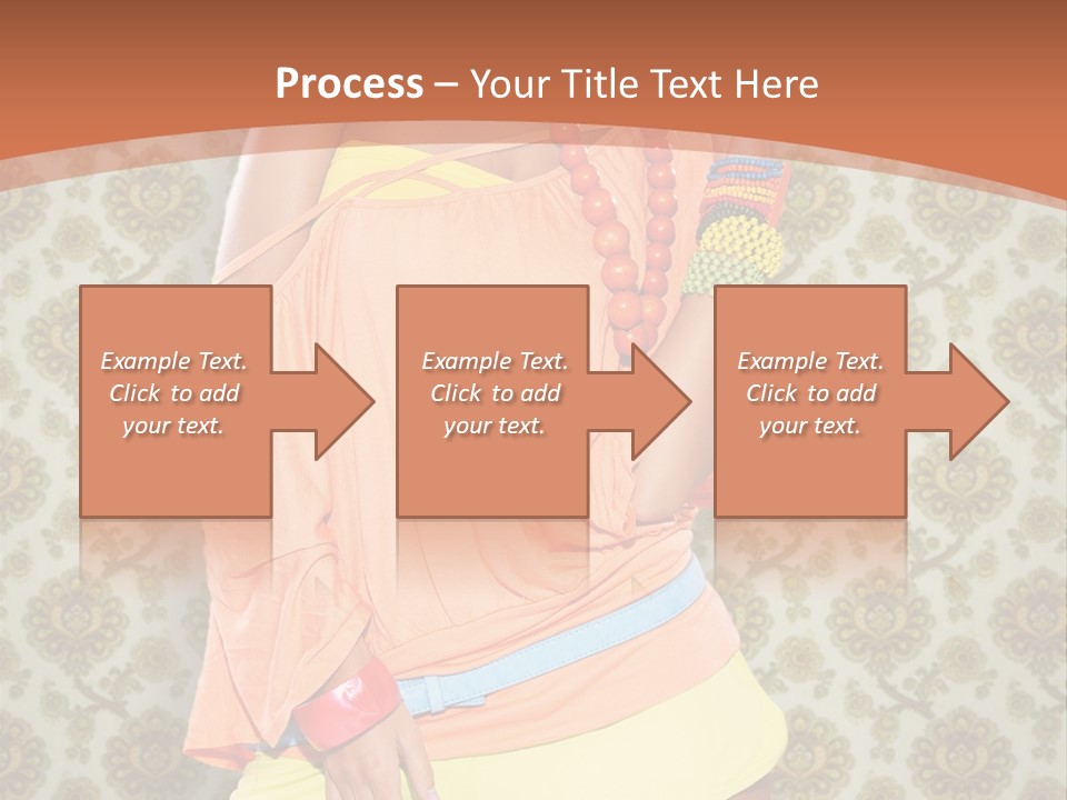 Girl Closeup Kiss PowerPoint Template