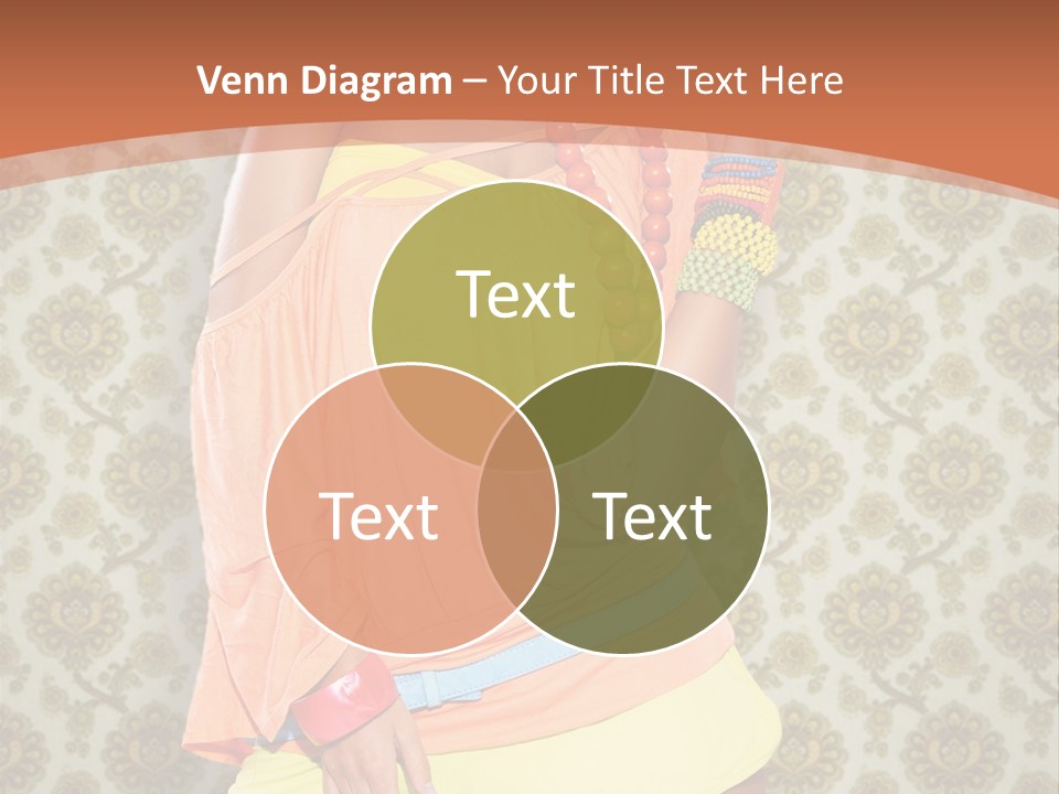 Girl Closeup Kiss PowerPoint Template