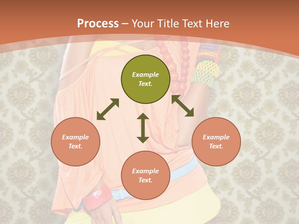 Girl Closeup Kiss PowerPoint Template