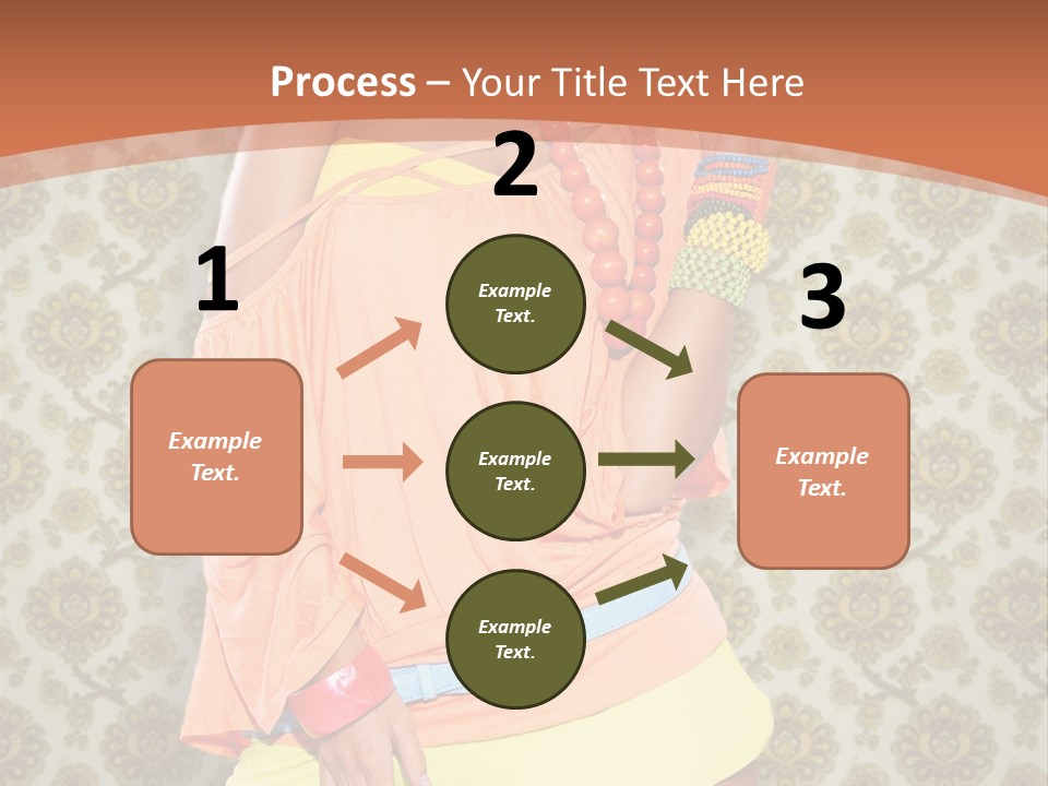 Girl Closeup Kiss PowerPoint Template