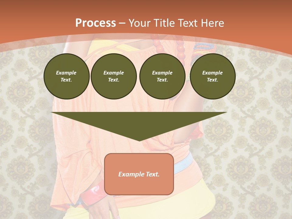 Girl Closeup Kiss PowerPoint Template