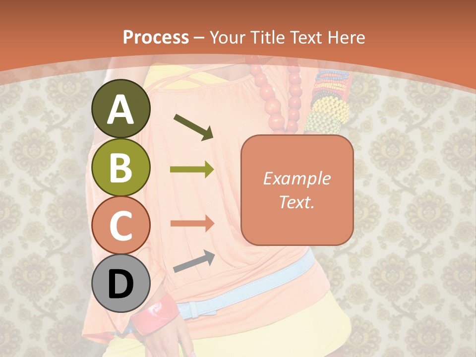 Girl Closeup Kiss PowerPoint Template