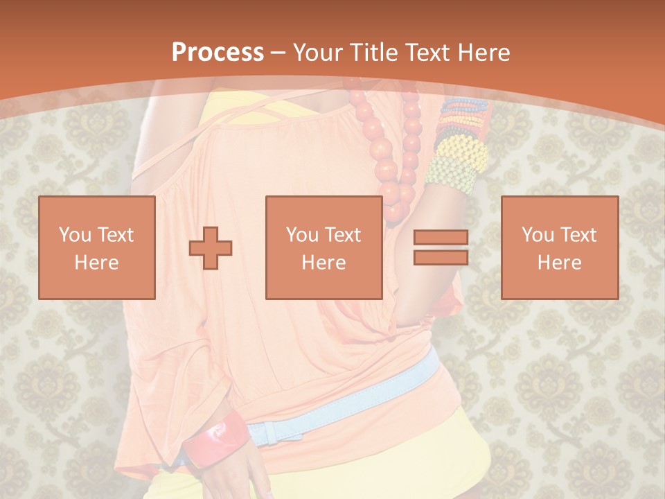 Girl Closeup Kiss PowerPoint Template