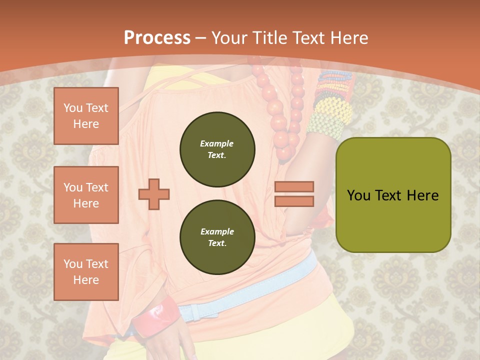 Girl Closeup Kiss PowerPoint Template