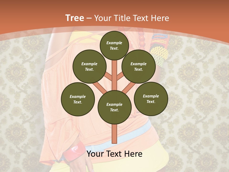 Girl Closeup Kiss PowerPoint Template