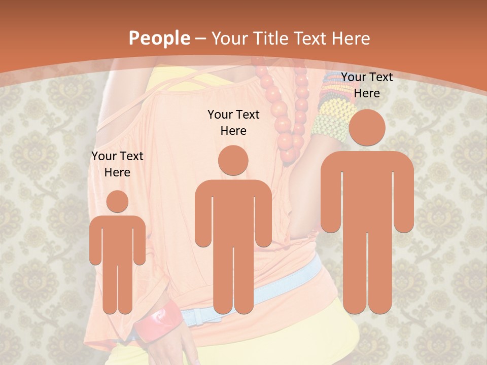 Girl Closeup Kiss PowerPoint Template