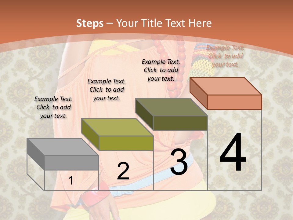 Girl Closeup Kiss PowerPoint Template