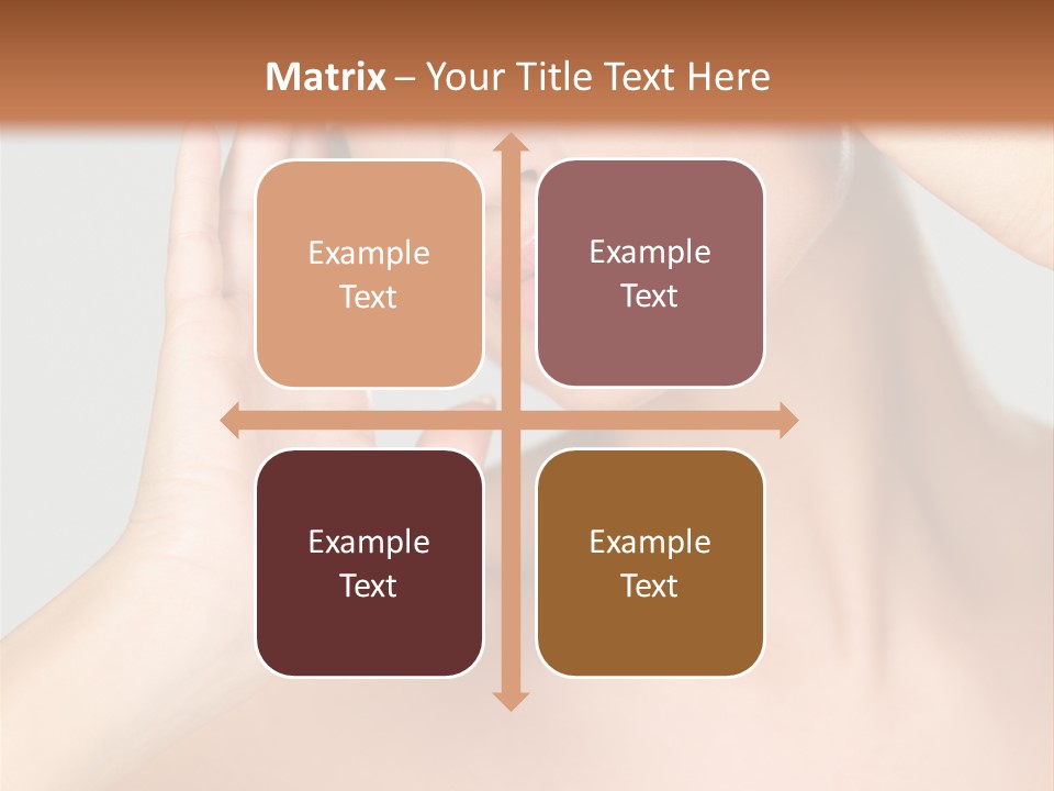 Caucasian Attractive Portrait PowerPoint Template