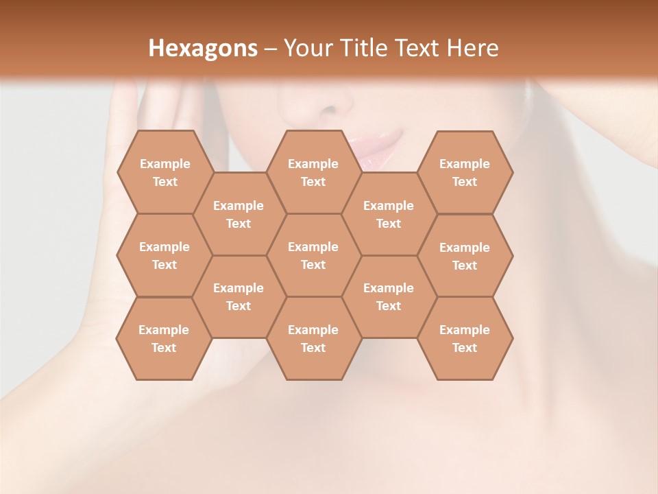 Caucasian Attractive Portrait PowerPoint Template