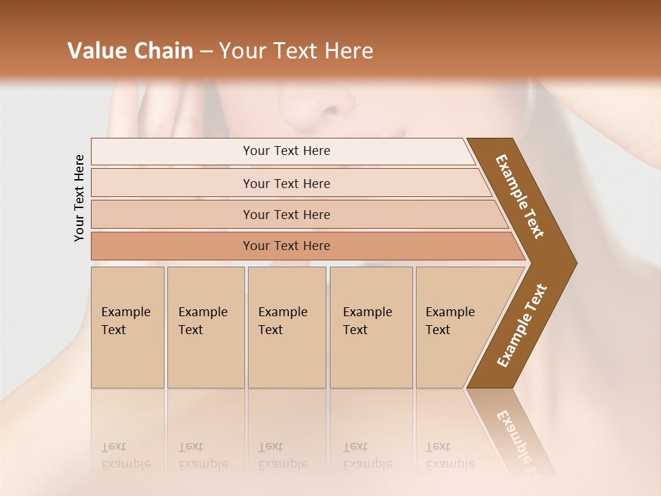 Caucasian Attractive Portrait PowerPoint Template