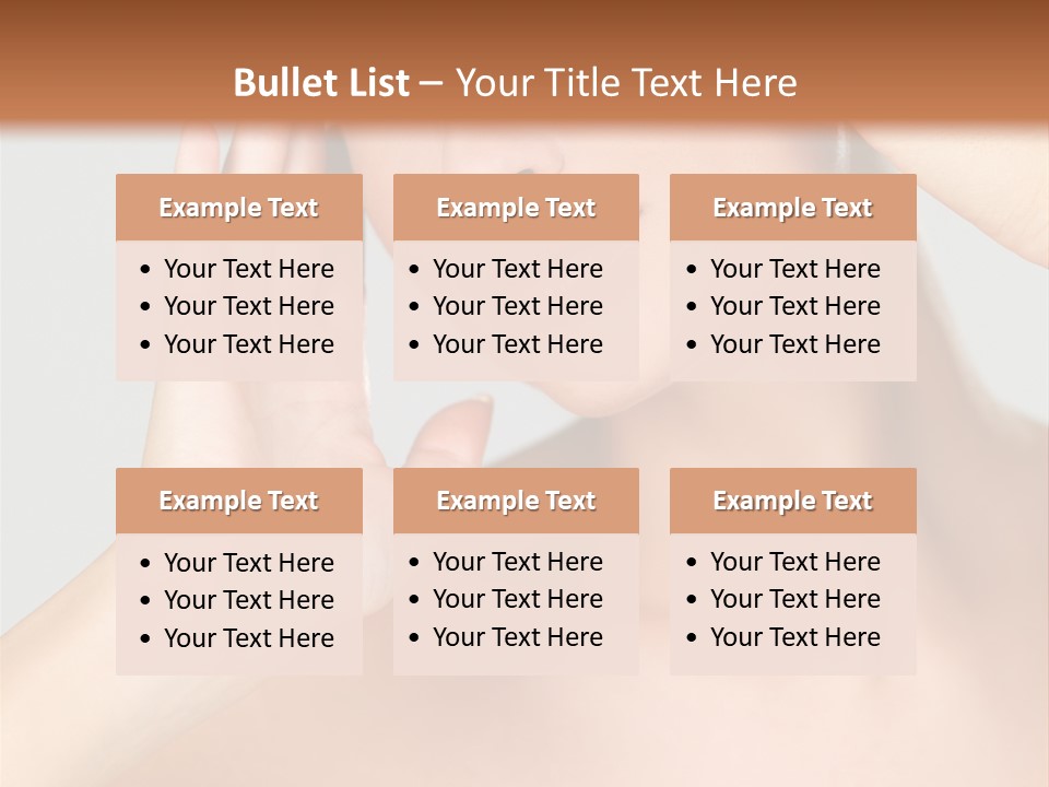 Caucasian Attractive Portrait PowerPoint Template