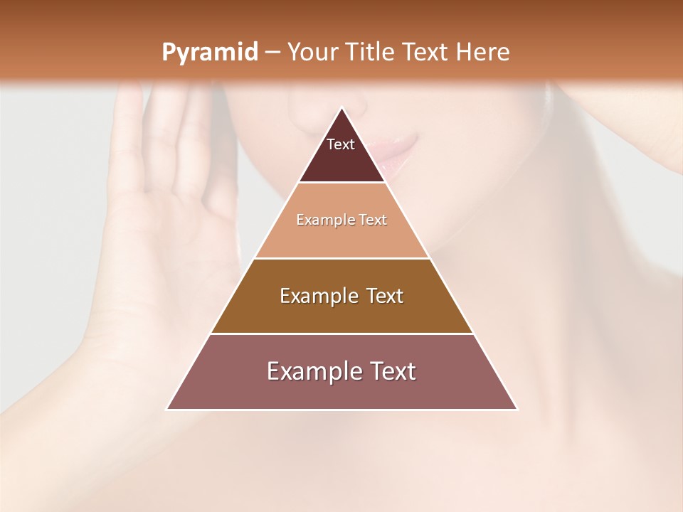 Caucasian Attractive Portrait PowerPoint Template