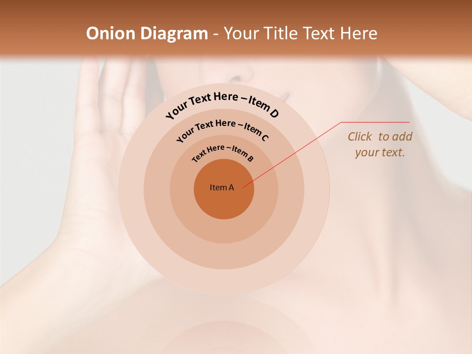 Caucasian Attractive Portrait PowerPoint Template