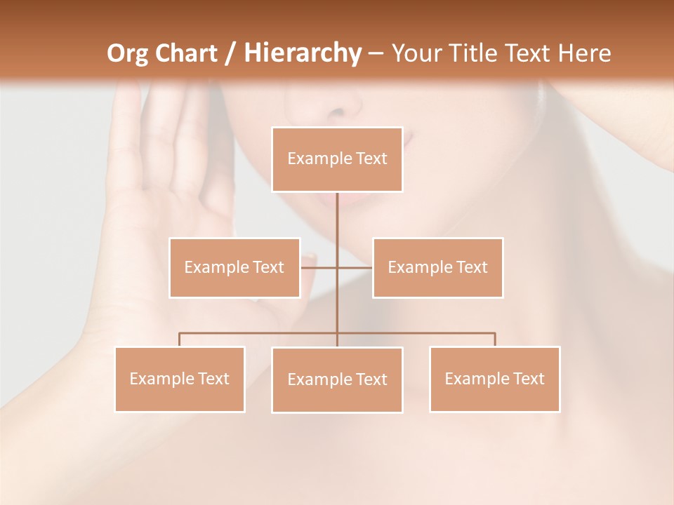 Caucasian Attractive Portrait PowerPoint Template