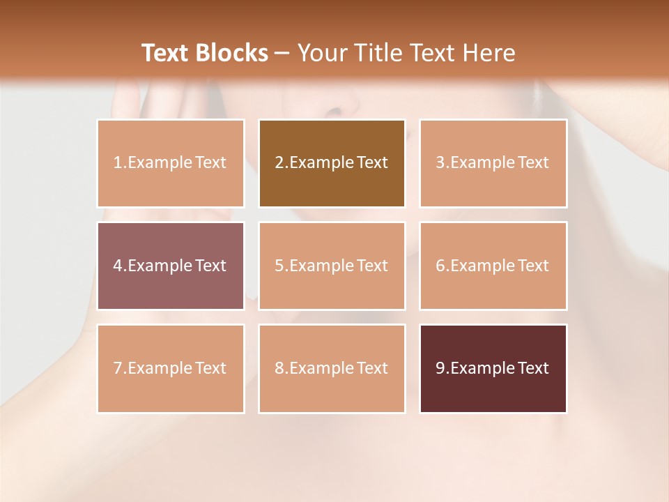 Caucasian Attractive Portrait PowerPoint Template