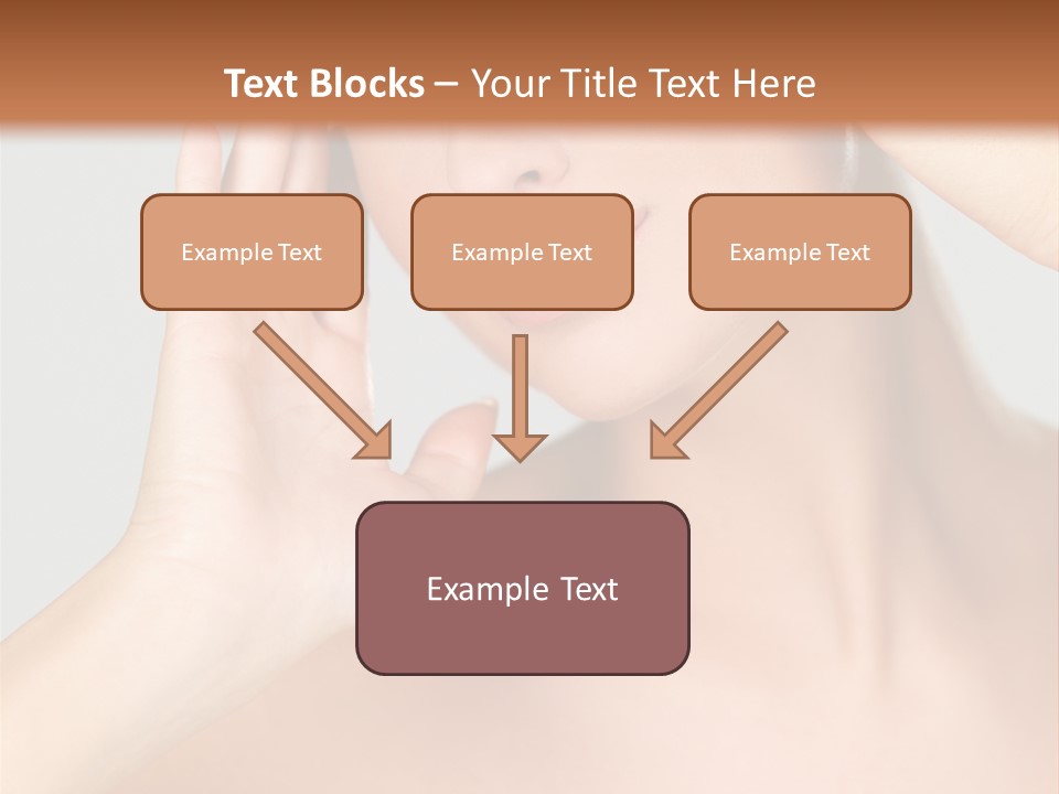 Caucasian Attractive Portrait PowerPoint Template