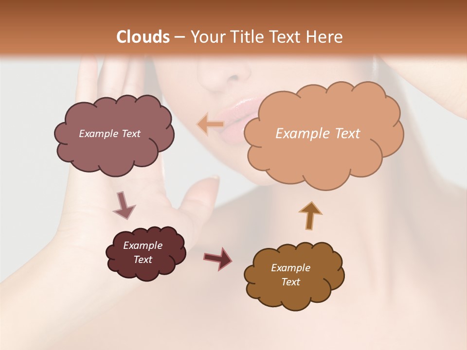 Caucasian Attractive Portrait PowerPoint Template
