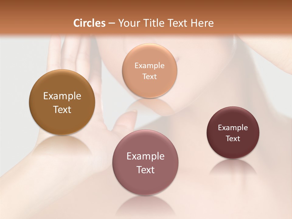 Caucasian Attractive Portrait PowerPoint Template