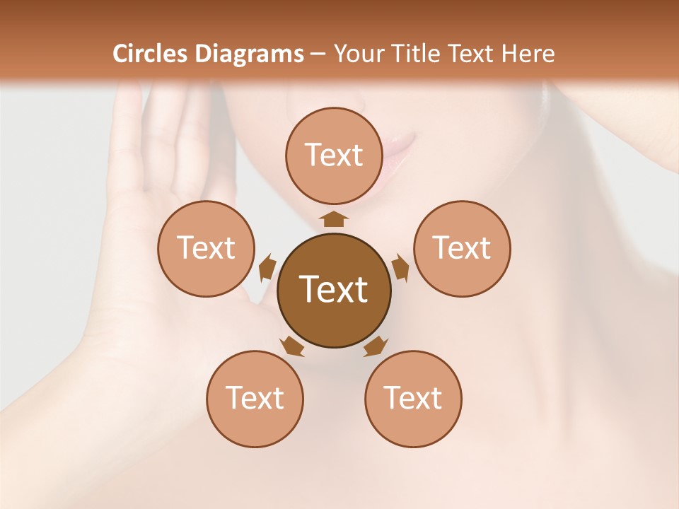 Caucasian Attractive Portrait PowerPoint Template