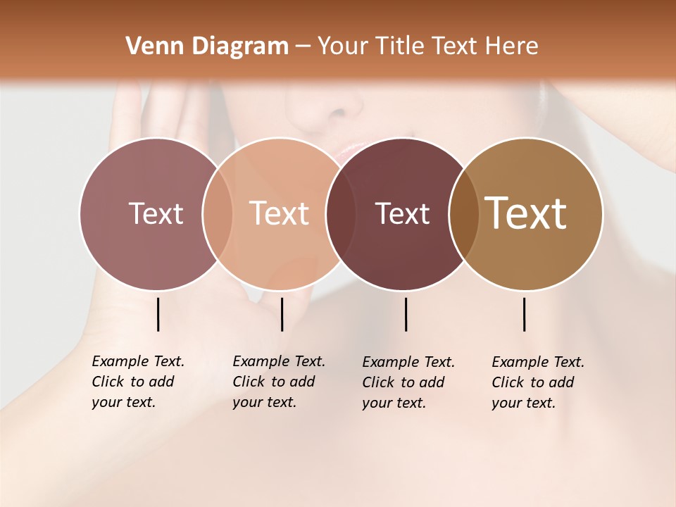 Caucasian Attractive Portrait PowerPoint Template
