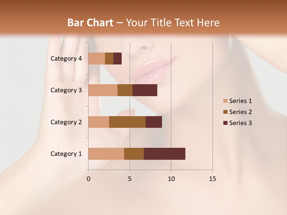 Caucasian Attractive Portrait PowerPoint Template
